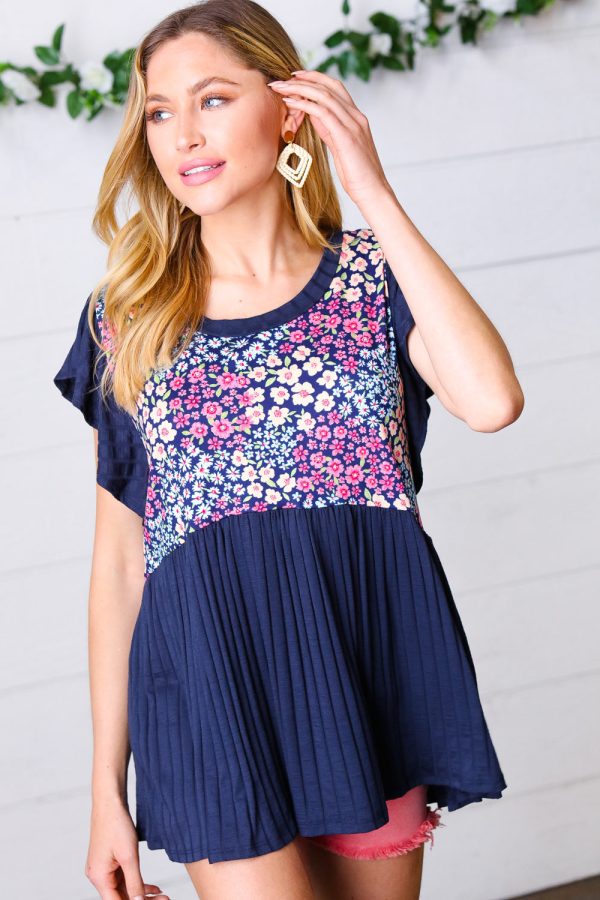 Gyzyem Floral Sleeve Top