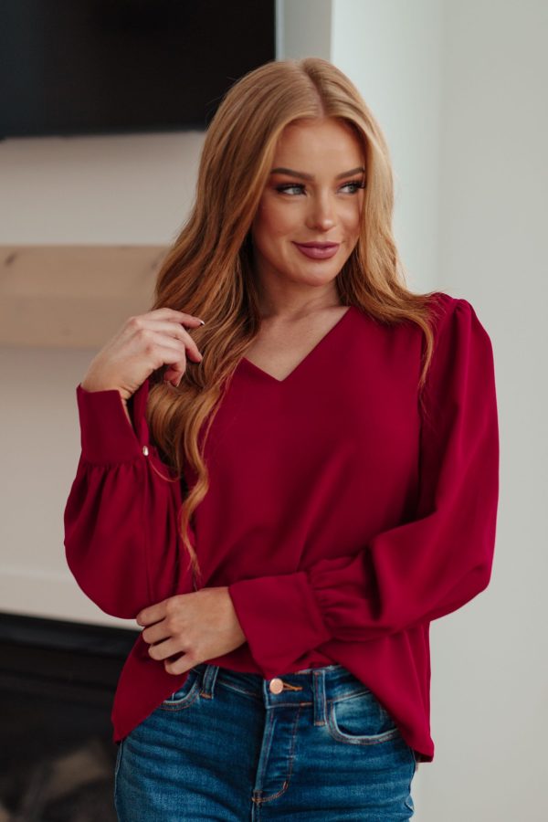 Gyzyem V-Neck Blouse